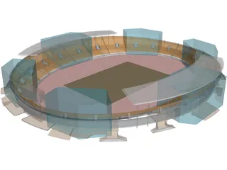 Stadium 3D Model preview