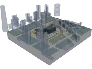 City Centre 3D Model preview