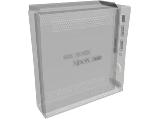 XBox 360 Console 3D Model preview