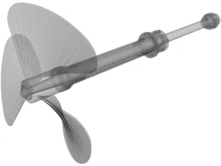 Helice Motor 3D Model preview
