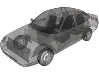 VAZ 2110 3D Model preview