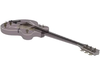 Gretsch Guitar Electric 3D Model preview