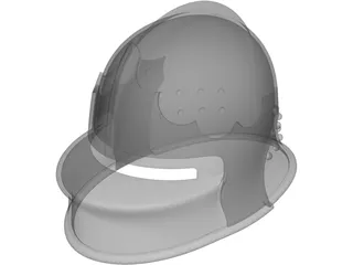 Helmet Medieval 3D Model preview