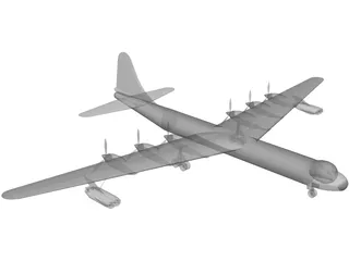 B-36 Peacemaker 3D Model preview