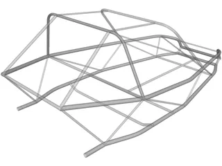 Chassis Buggy Cross Frame 3D Model preview