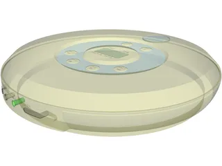 CD Player 3D Model preview