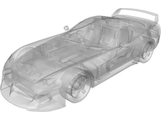 Dodge Viper SRT-10 3D Model preview