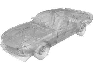 Ford Mustang Boss 302 3D Model preview