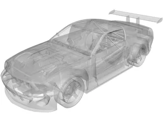 Ford Mustang GT-R Concept 3D Model preview