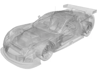 Chevrolet Corvette C6-R 3D Model preview