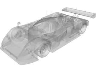 Mazda 787B 3D Model preview