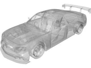 Dodge Charger-SRT-8 Mopar Drift 3D Model preview