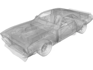 Plymouth AAR Cuda 3D Model preview