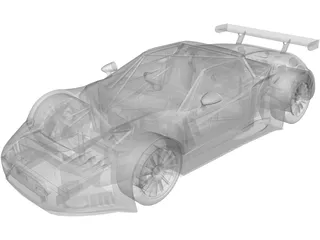 Spyker C8 Spyder 3D Model preview