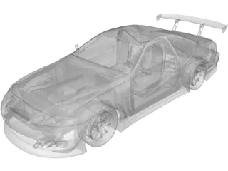 Toyota Soarer [Tuned] 3D Model preview