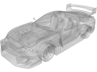 Toyota Supra MK4 3D Model preview