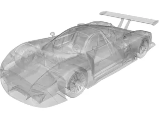 Nissan R390 GT-1 3D Model preview