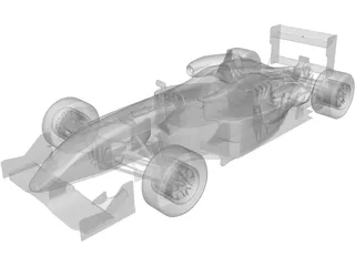 Dallara Formula 3 3D Model preview