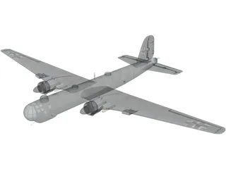 Heinkel He 177 3D Model preview