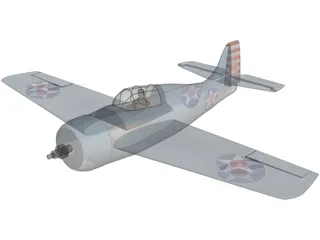 F4F-4 Wildcat 3D Model preview