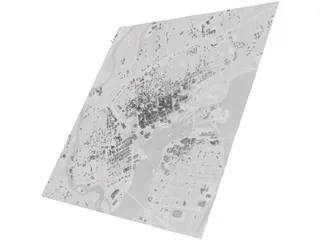 Ottawa City 3D Model preview
