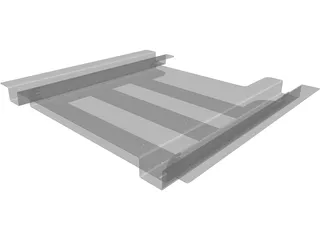 TV Rack 3D Model preview