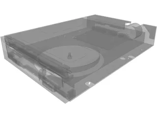 PC Floppy Disk Drive 3D Model preview
