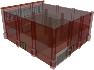 Urban Building 3D Model preview