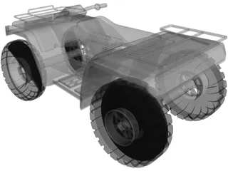 Honda Rancher 3D Model preview