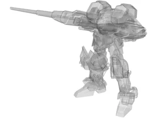 Gundam Centurion 3D Model preview