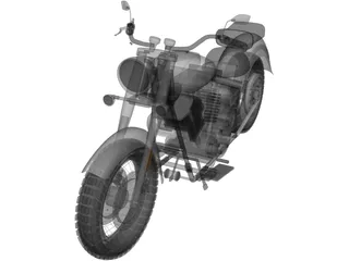 Yamaha FJ1100 (1979) 3D Model preview