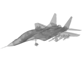 MiG-29 Fulcrum 3D Model preview