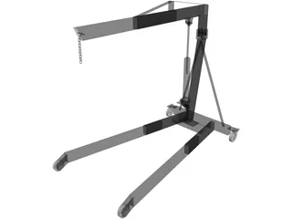 Engine Hoist 3D Model preview
