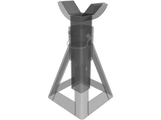 Jack Stand 3D Model preview