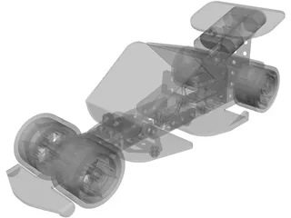 Controlled Car 3D Model preview