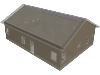 Ranch House [+Interior] 3D Model preview