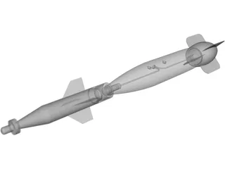 GBU-16 Laser Guided Weapon 3D Model preview