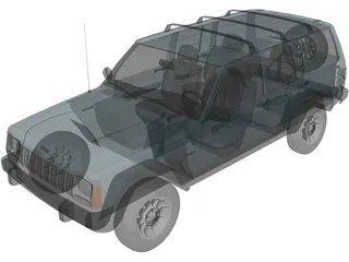 Jeep Grand Cherokee (1980) 3D Model preview