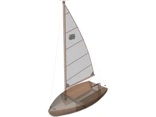 Boat Small 3D Model preview