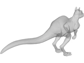 Kangaroo 3D Model preview