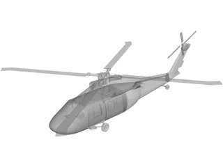 Sikorsky UH-60 Black Hawk 3D Model preview
