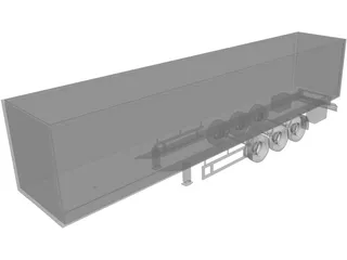 Trailer 3D Model preview