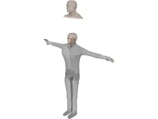 Daniel Craig James Bond Model 3D Model preview