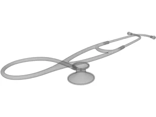 Stethoscope 3D Model preview