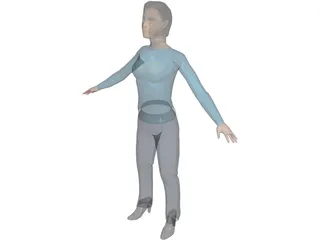 Woman 3D Model preview