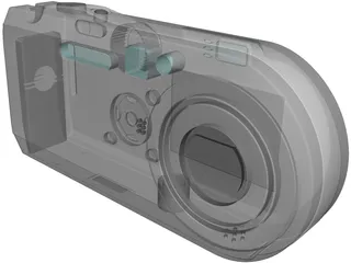 Sony DSC-P150 3D Model preview