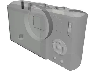 Panasonic Lumix TZ5 3D Model preview