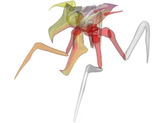 Starship Troopers Arachnid 3D Model preview