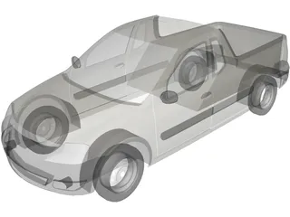 Renault/Dacia Pick-Up 3D Model preview