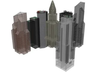 Buildings 3D Model preview